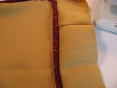 image 117, part 3, bench seat cushion, look from the right side of the middle strip