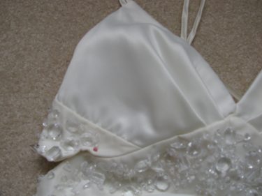 top of a halter dress, satin, 197