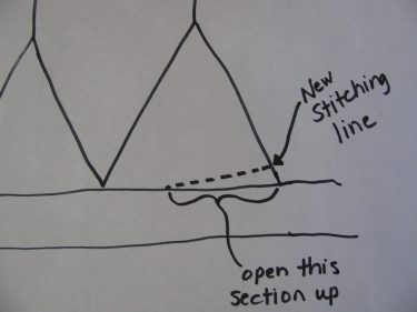 diagram of how to alter a halter top, 290