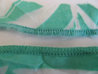 serged hem stitches, 316