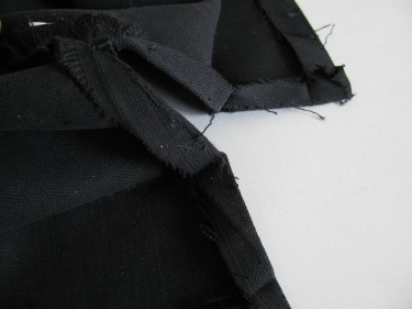 all the stitches taken out of vent on pants, 540