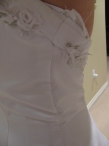 altering a dress that is 5 sizes too big, 812