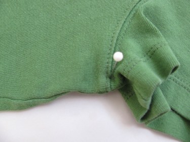 pinning t-shirt to make sewing pattern, 1356