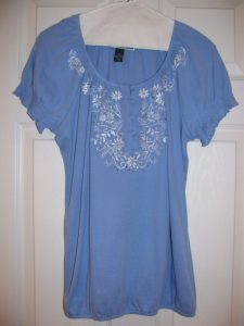 top with elastic hem, 1428