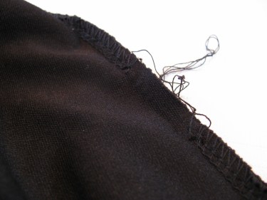 interior of hole in sweat pants, min. fee, 1485