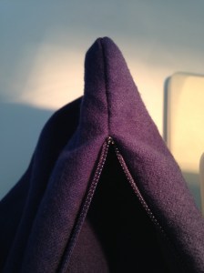 turn pillow right side out and see the zipper, easiest way ever, 6329