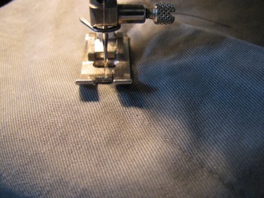 topstitching jean zipper, 7143