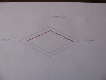 IMG_7782 diagram of the first seam to stitch on a gusset for pants