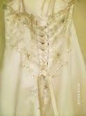 corset back ivory dress after image
