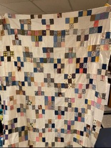 Vanessa's grandmother's quilt top that she is finishing. She is one of my readers and she sent this in to share with the readers.