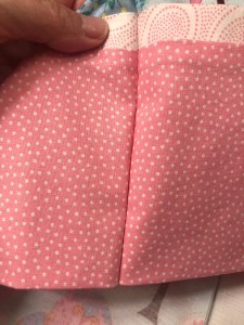 4319, check to see that your folds line up in the seam