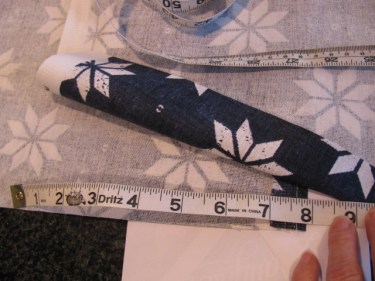 9165, over lap measurement on quick pillow cover