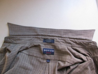 9244, a collar stained, flip the collar