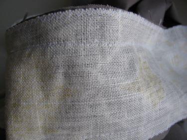 9360, check the back of the piping strip to make sure there are no puckers