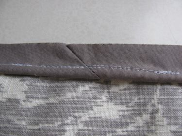 9384, stitch the piping in place with a second row of stitching