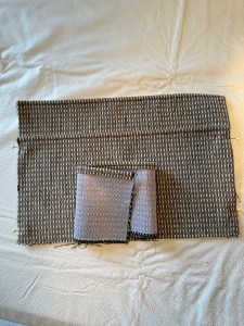 5215. Roll the side edges to the middle, armchair caddy