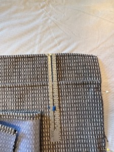 5216, make sure the two top pockets are equidistant from the top edge, armchair caddy