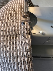 5233, I pin the hole closed and when I topstitch over it, I don't have to hand stitch the opening. The machine does it all.