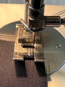 5254, making a french seam on fishing bag