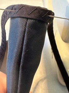 5288, stitch the tape to the fishing bag